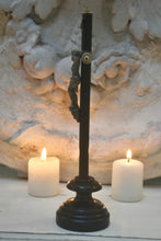 Load image into Gallery viewer, Napoleon III Antique French Ebonised Wooden Catholic Small Standing Crucifix