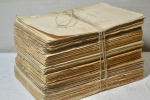 Antique French Tattered Old Book Bundle Paris Edition