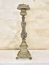 Charger l&#39;image dans la galerie, RARE 19th Century Tall Antique Spanish Catholic Church Spike Candlestick