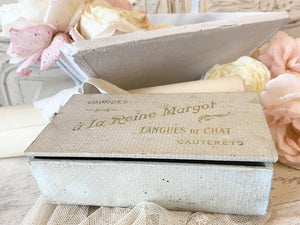 Antique French a la Reine Margot Bon Bon Box