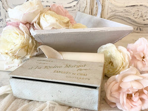 Antique French a la Reine Margot Bon Bon Box