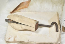 Load image into Gallery viewer, Antique French Wooden Cobbler Shoe Stretcher