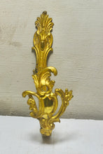 Load image into Gallery viewer, Antique French Art Nouveau Brass Curtain Hook/ Repurposed Clothes Hook