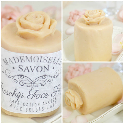 FRENCH PINK CLAY ROSEHIP FACE SOAP