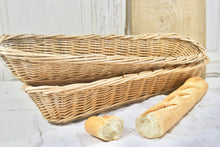 Load image into Gallery viewer, Vintage French Wicker Baguette Basket 65cm